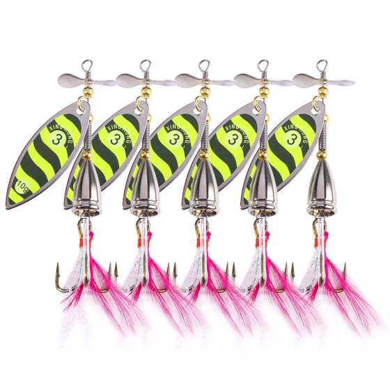 New rotating sequin bait with flying and spinning, packaged with sequin bait, freshwater bait