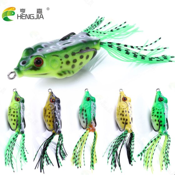 Black Fish Soft Frog Fish Bait Thunder Frog Roadside Bait Fishing Fake Bait