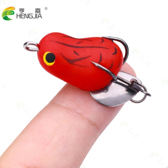 Luya bait, thunder frog set, black fish, Luya bright piece, long-range micro object frog biomimetic fishing gear