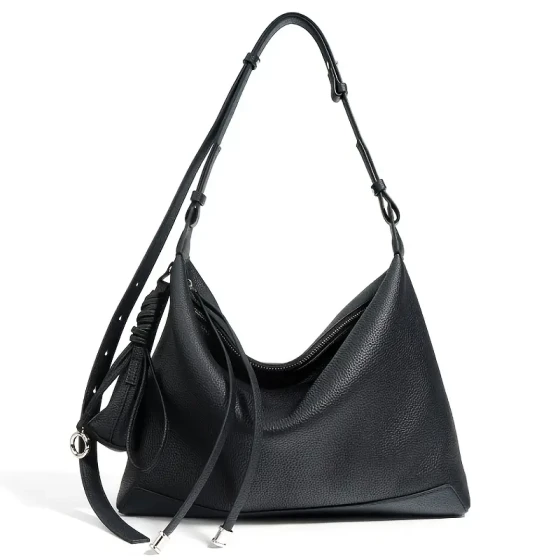 High end Fashion Leather Tote Bag - Large Capacity Commuter Underarm Bag