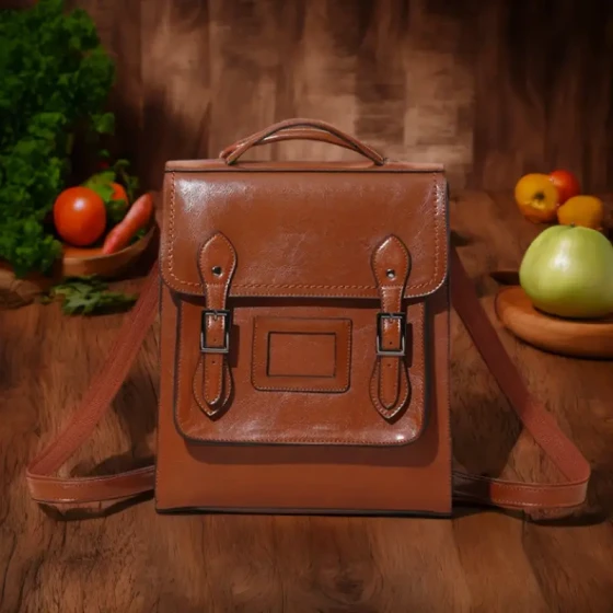 Ladies' shoulder bag retro bag multifunctional backpack elegant backpack office bag casual women's bag