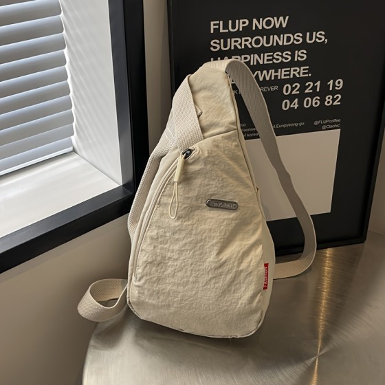 Fashionable minimalist mobile phone sling bag, casual versatile lightweight sports style small backpack for cycling