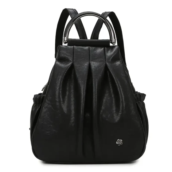 2024 New Luxury Backpack Simple Multi functional Large Capacity Women's Commuting Slant Backpack