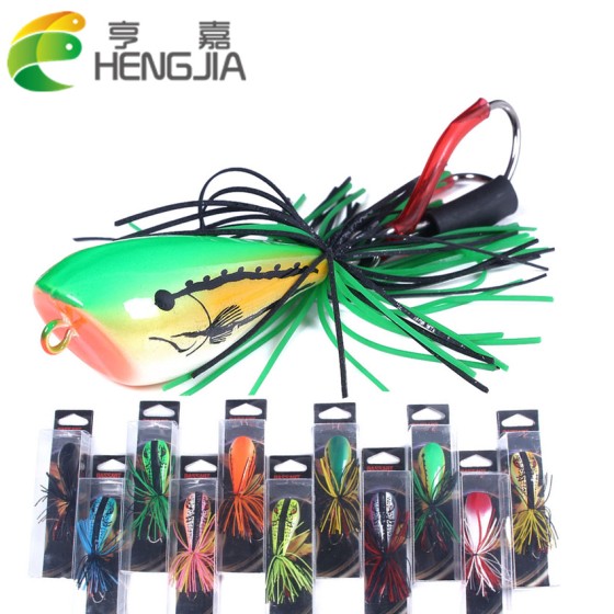 Modified Frog Hard Bait Double Hook Hot Selling Thunder Frog Roada Bait