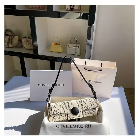 Small niche design, armpit bag, high-end feel, French stick bag, women's trendy shoulder bag, handbag 双语对照 笔记