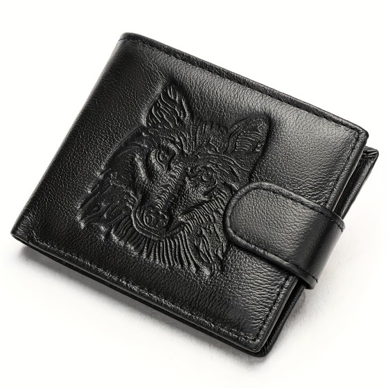 WESTAL Men's Premium Leather Wallet - Retro Style